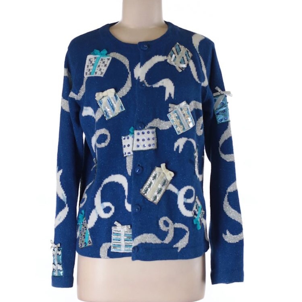 Jane’s Closet Christmas cardigan